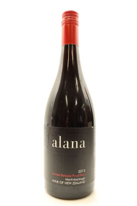 (1) 2013 Alana Estate Limited Release Pinot Noir, Martinborough