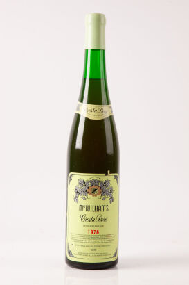 (1) 1978 McWilliams Cresta Dore Riesling Sylvaner, Hawkes Bay