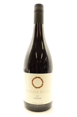 (1) 2017 Passage Rock Syrah, Waiheke Island