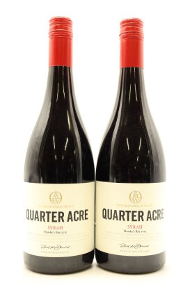 (2) 2015 Quarter Acre Syrah, Hawke's Bay