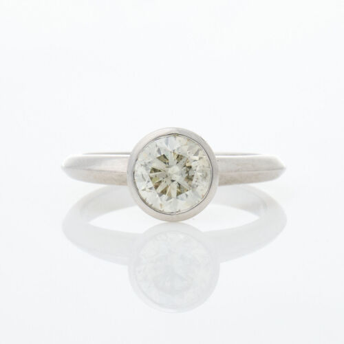 14ct White Gold, 1.00ct Solitaire Diamond Ring