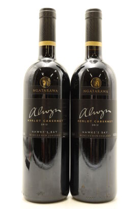 (2) 2013 Ngatarawa Wines Alwyn Winemaker's Reserve Merlot - Cabernet, Hawke's Bay