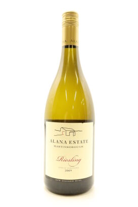 (1) 2009 Alana Estate Riesling, Martinborough