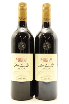 (2) 2015 Church Road McDonald Series Merlot, Hawke's Bay