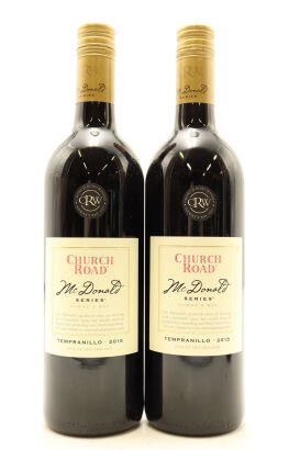 (2) 2015 Church Road McDonald Series Tempranillo, Hawke's Bay