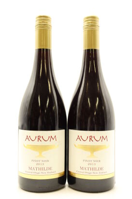 (2) 2013 Aurum Mathilde Reserve Pinot Noir, Central Otago