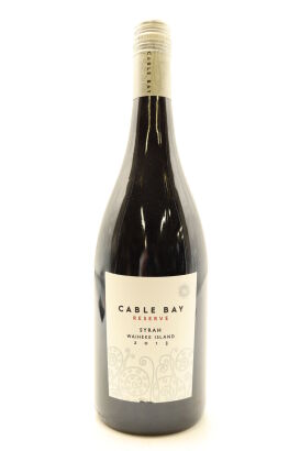 (1) 2013 Cable Bay Reserve Syrah, Waiheke Island