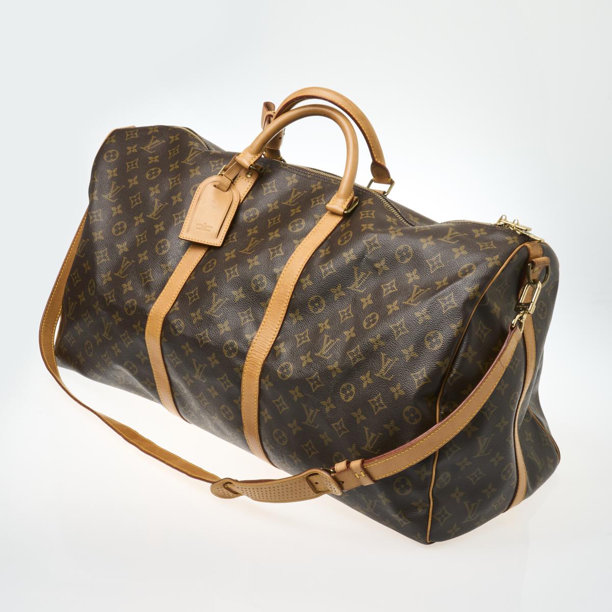 Louis Vuitton Monogram Keepall Bandouliere 60 - Brown Luggage and