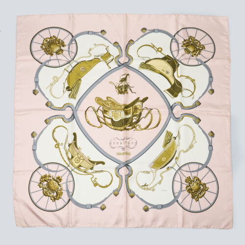 Hermès Springs 100% Silk Scarf