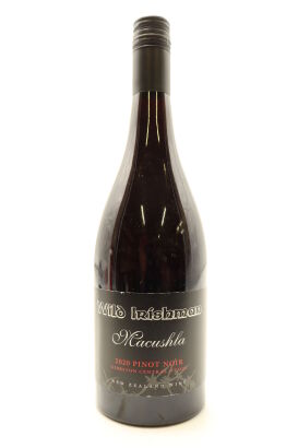 (1) 2020 Wild Irishman 'Macushla' Pinot Noir, Central Otago