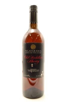 (1) Ngatarawa Old Saddlers Sherry, Hawke's Bay