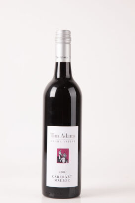 (1) 2008 Tim Adams Caberet Sauvignon Malbec, Clare Valley