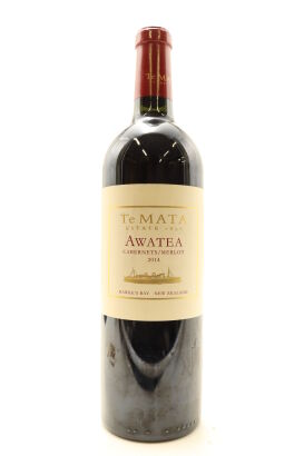 (1) 2014 Te Mata Estate 'Awatea' Cabernets Merlot, Hawke's Bay