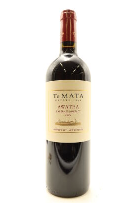 (1) 2020 Te Mata Estate Awatea Cabernets - Merlot, Hawke's Bay