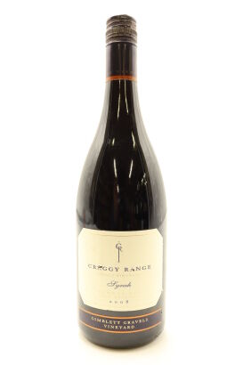 (1) 2008 Craggy Range Single Vineyard Syrah, Gimblett Gravels