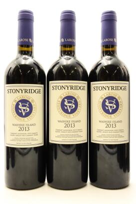 (3) 2013 Stonyridge Vineyard Larose , Waiheke Island