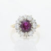 18ct Yellow and White Gold, 1.80ct Ruby and Diamond Ring