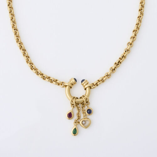 18ct Yellow Gold Multi-stone Chopard Necklace