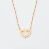 Cartier 18ct Rose Gold "C" Heart Necklace