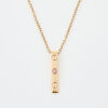 Cartier Love, 18ct Rose Gold Pink Sapphire Necklace