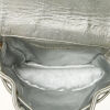 Chanel Vintage Quilted Silver Mini Duma Backpack - 2