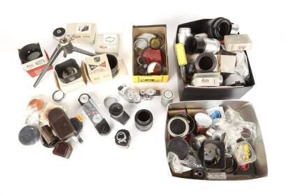 Leitz (Germany) A Large Assortment of Camera Accessories