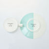 Tiffany & Co Colourblock Teacup and Saucer with Box - 2