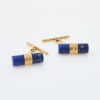 18ct Yellow Gold Lapis Lazuli Cufflinks