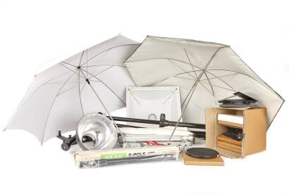 A Good Assortment of Professional Studio Camera Equipment