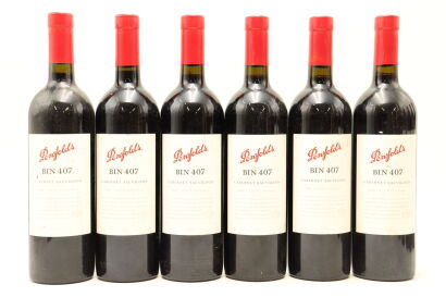 (6) 2005 Penfolds Bin 407 Cabernet Sauvignon, South Australia [JO93]