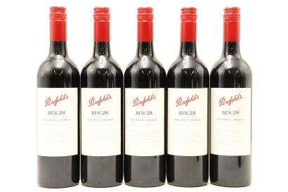 (5) 2011 Penfolds Bin 28 Kalimna Shiraz, South Australia