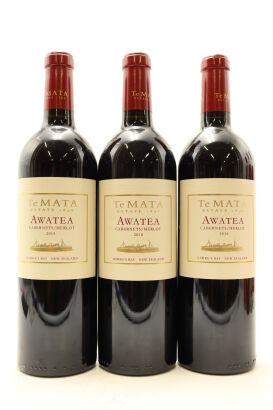 (3) 2018 Te Mata Estate 'Awatea' Cabernets Merlot, Hawke's Bay [JR17] [WE95]