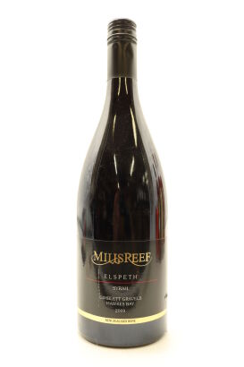 (1) 2009 Mills Reef Elspeth Syrah, Gimblett Gravels