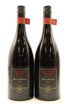 (2) 2019 Church Road Grand Reserve Syrah, Hawke's Bay