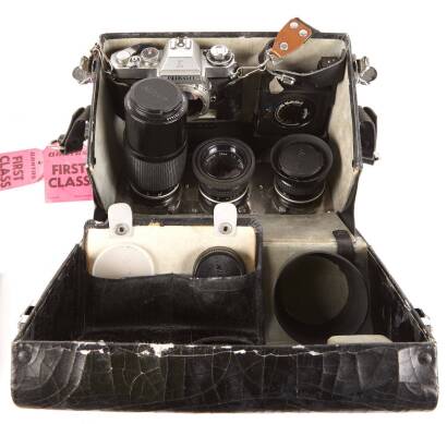 Nikon (Japan) 35mm Camera Outfit in Travelling Case