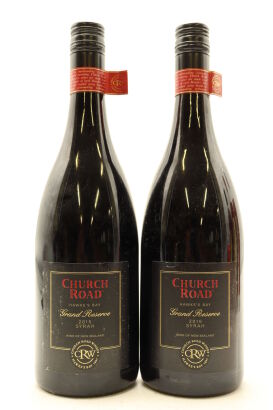 (2) 2015 Church Road Grand Reserve Syrah, Hawke's Bay