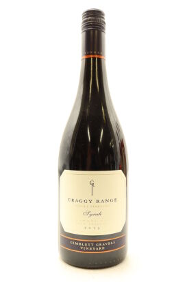 (1) 2013 Craggy Range Syrah, Gimblett Gravels