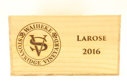 (12) 2016 Stonyridge Vineyard Larose, Waiheke (OWC)