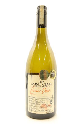 (1) 2012 Saint Clair Pioneer Block 5 Bull Block Gruner Veltliner, Marlborough