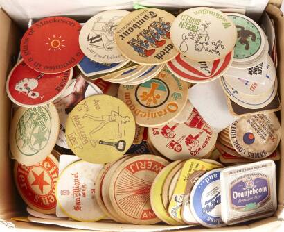 A Large Box Lot of Branded Drink Coasters