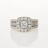 18ct White Gold Diamond Dress Ring of 1.60 cts Total Diamond Weight