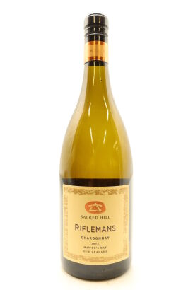 (1) 2014 Sacred Hill Riflemans Chardonnay, Hawke's Bay [JR16] [BC97]