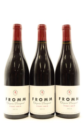 (3) 2012 Fromm Clayvin Vineyard Pinot Noir, Marlborough [BC97]
