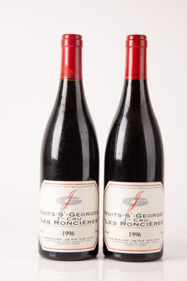 (2) 1996 Domaine Jean Grivot Nuits St. Georges 1er Cru Les Roncieres