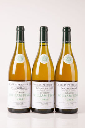 (3) 2004 Domaine William Fevre Chablis 1er Cru Fourchaume Vignoble de Vaulorent 