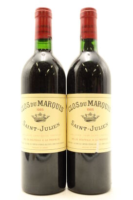 (2) 1985 Chateau Leoville-Las Cases 'Clos du Marquis', Saint-Julien