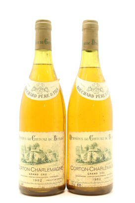 (2) 1982 Bouchard Pere & Fils Corton-Charlemagne Grand Cru, Cote de Beaune