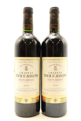 (2) 2004 Chateau Tour St Joseph, Haut-Medoc