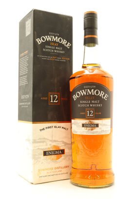 (1) Bowmore Enigma 12 Year Old Single Malt Scotch Whisky, 40% ABV, 1000ml