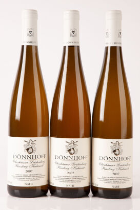 (3) 2007 Donnhoff Oberhauser Leistenberg Riesling Kabinett